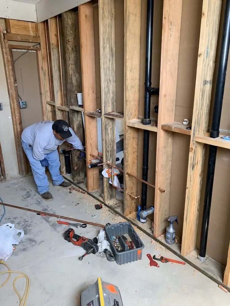 Commercial rough-in plumbing for Trenchless Sewer Repair in Seagoville